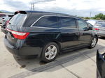 2013 Honda Odyssey Touring Black vin: 5FNRL5H99DB039966