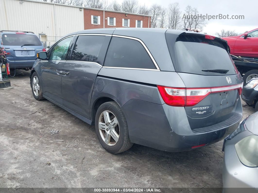 2013 Honda Odyssey Touring/touring Elite Gray vin: 5FNRL5H99DB041667