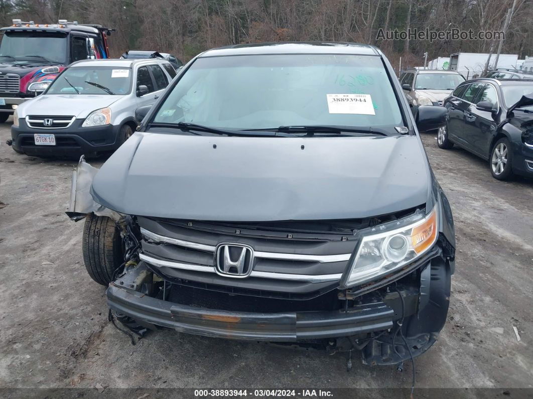 2013 Honda Odyssey Touring/touring Elite Gray vin: 5FNRL5H99DB041667