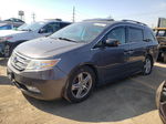 2013 Honda Odyssey Touring Gray vin: 5FNRL5H99DB071476