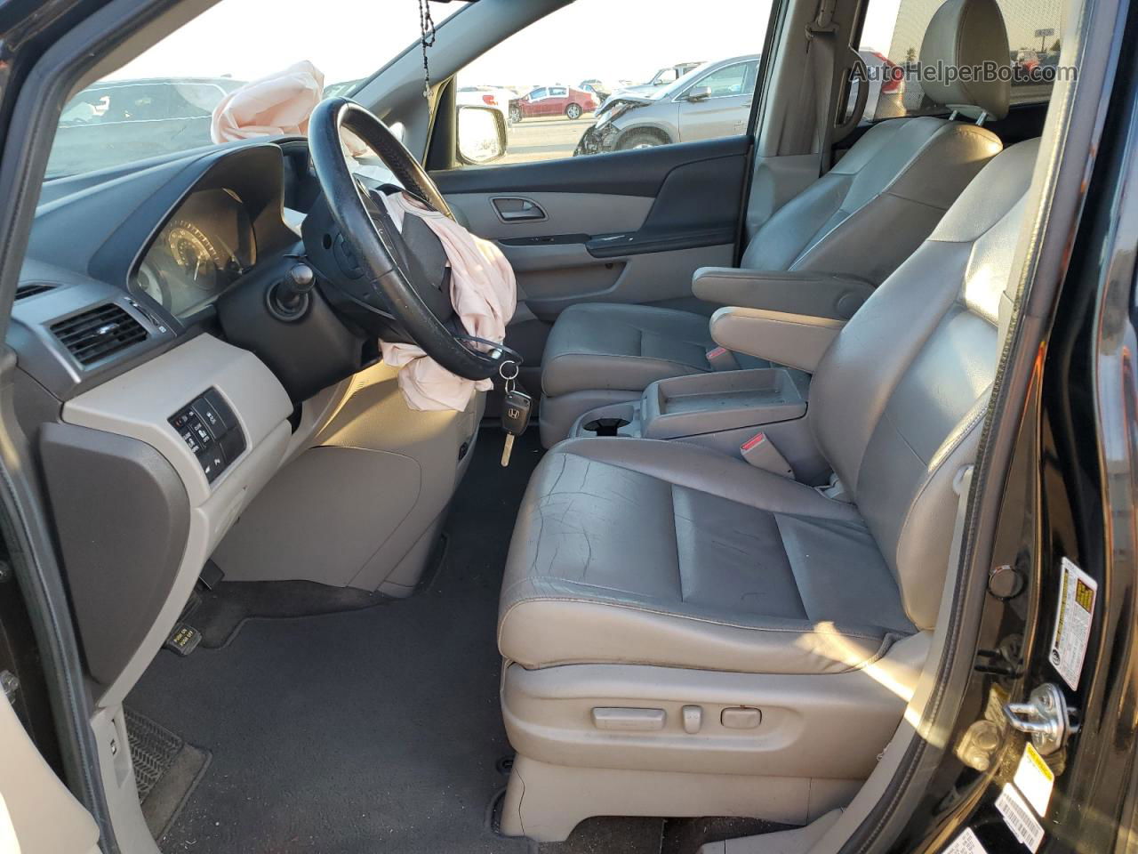 2013 Honda Odyssey Touring Черный vin: 5FNRL5H9XDB037191