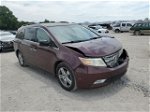 2013 Honda Odyssey Touring Burgundy vin: 5FNRL5H9XDB063161