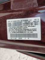 2013 Honda Odyssey Touring Burgundy vin: 5FNRL5H9XDB063161