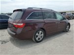 2013 Honda Odyssey Touring Burgundy vin: 5FNRL5H9XDB063161