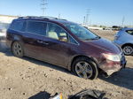 2013 Honda Odyssey Touring Burgundy vin: 5FNRL5H9XDB070224