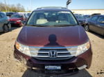 2013 Honda Odyssey Touring Бордовый vin: 5FNRL5H9XDB070224