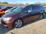 2013 Honda Odyssey Touring Burgundy vin: 5FNRL5H9XDB070224