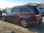 2013 Honda Odyssey Touring Бордовый vin: 5FNRL5H9XDB070224