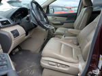 2013 Honda Odyssey Touring Бордовый vin: 5FNRL5H9XDB070224