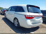 2013 Honda Odyssey Touring/touring Elite White vin: 5FNRL5H9XDB091185