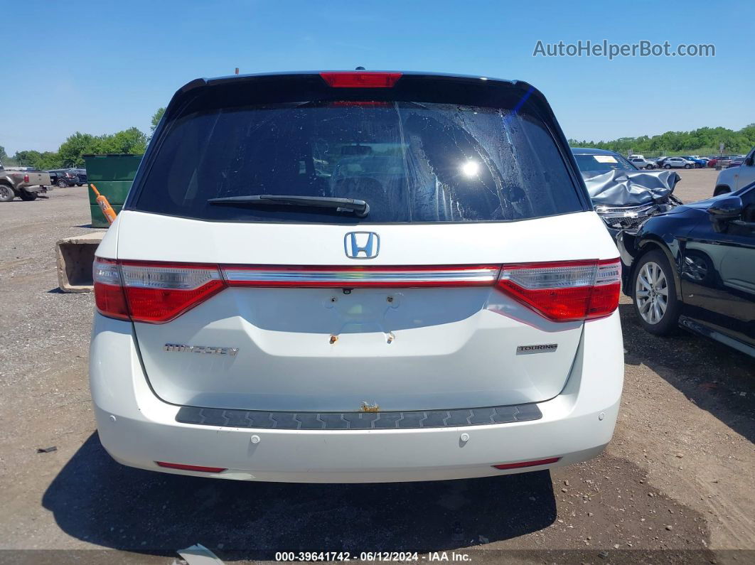 2013 Honda Odyssey Touring/touring Elite White vin: 5FNRL5H9XDB091185