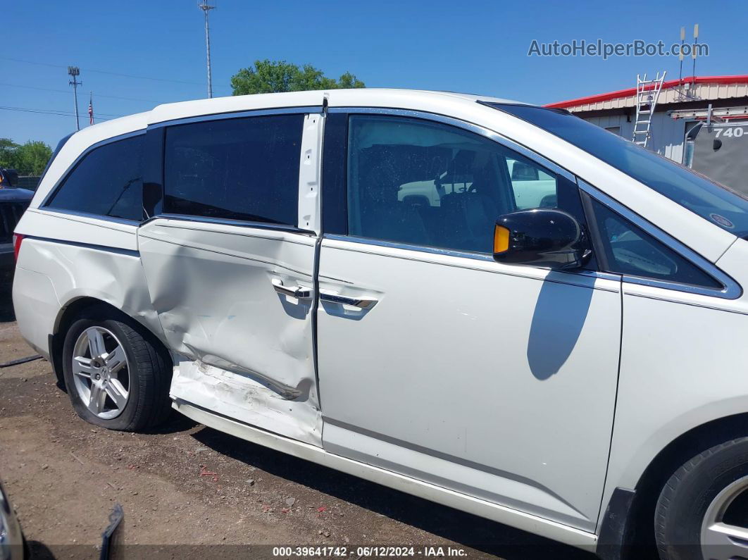 2013 Honda Odyssey Touring/touring Elite Белый vin: 5FNRL5H9XDB091185