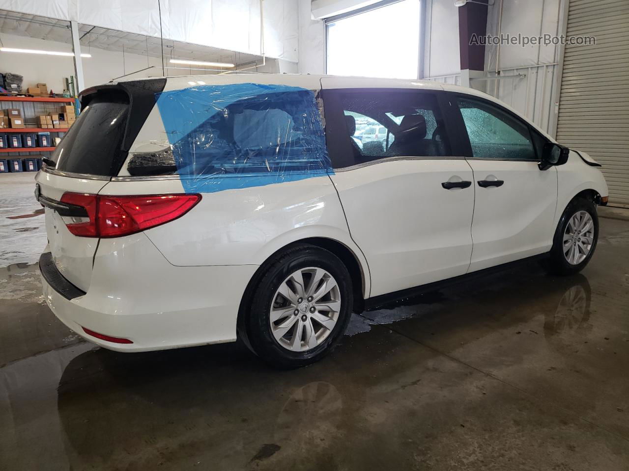 2021 Honda Odyssey Lx White vin: 5FNRL6H20MB003964