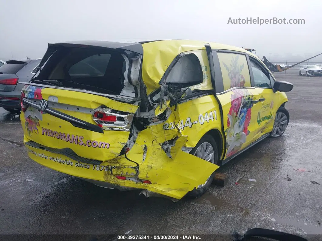 2021 Honda Odyssey Lx Yellow vin: 5FNRL6H20MB037290