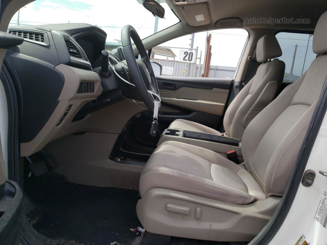 2019 Honda Odyssey Lx Белый vin: 5FNRL6H21KB115413