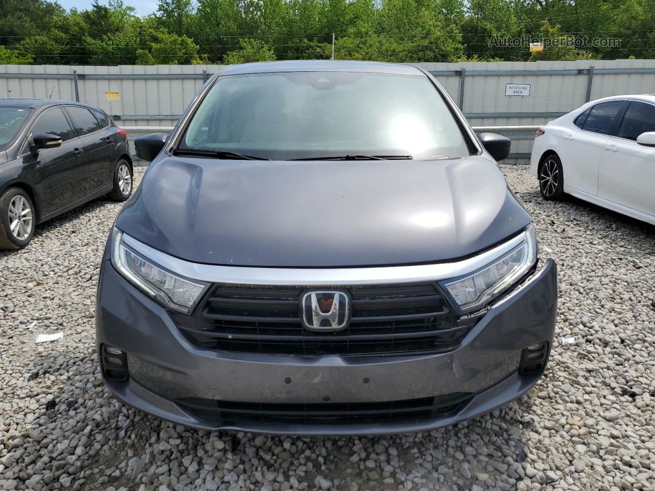 2021 Honda Odyssey Lx Gray vin: 5FNRL6H21MB004346