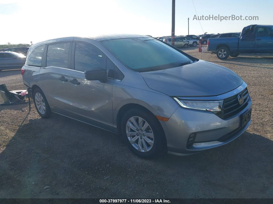 2021 Honda Odyssey Lx Silver vin: 5FNRL6H21MB017193