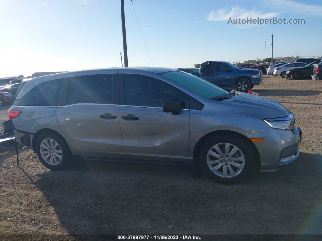 2021 Honda Odyssey Lx Silver vin: 5FNRL6H21MB017193