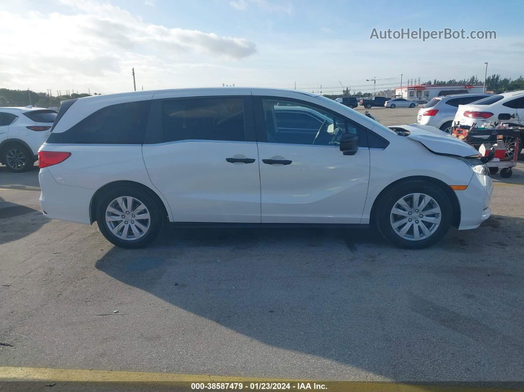 2021 Honda Odyssey Lx White vin: 5FNRL6H21MB044958