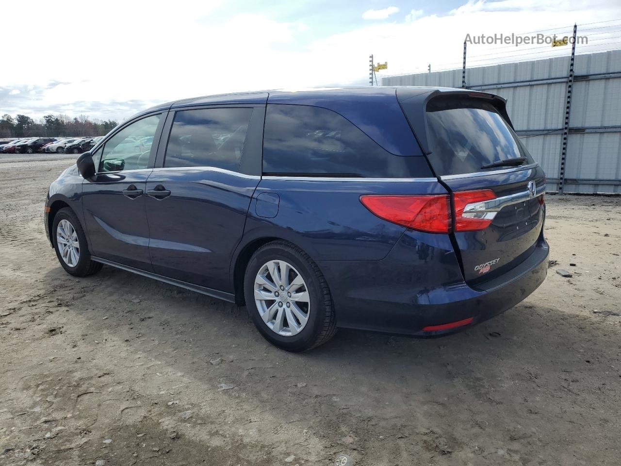 2019 Honda Odyssey Lx Blue vin: 5FNRL6H22KB099755