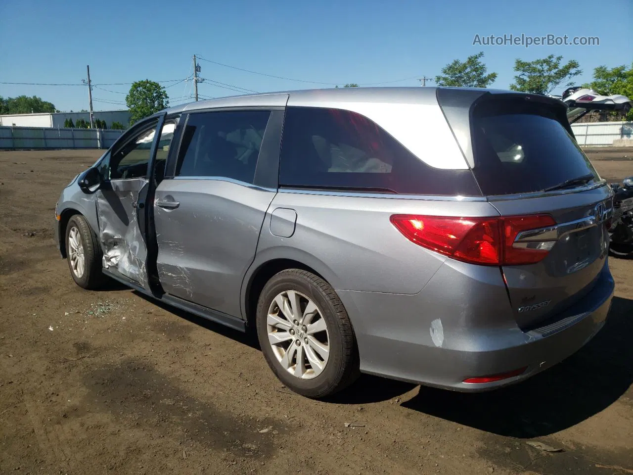 2019 Honda Odyssey Lx Silver vin: 5FNRL6H22KB103061