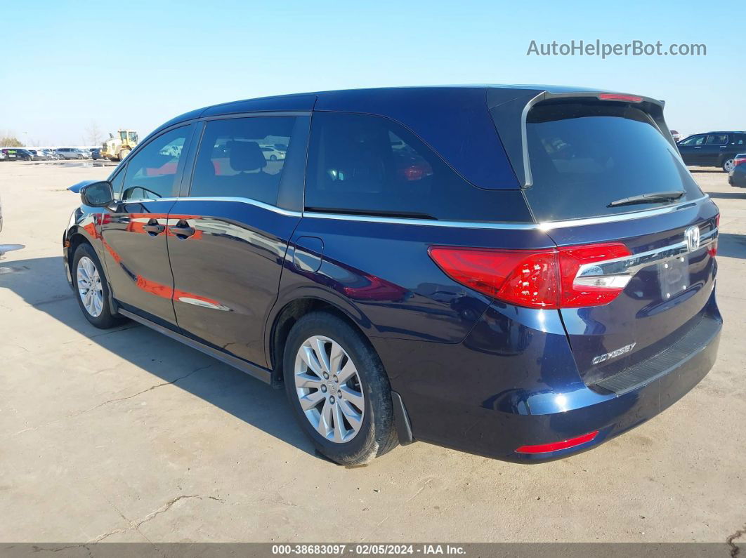 2019 Honda Odyssey Lx Синий vin: 5FNRL6H22KB122676