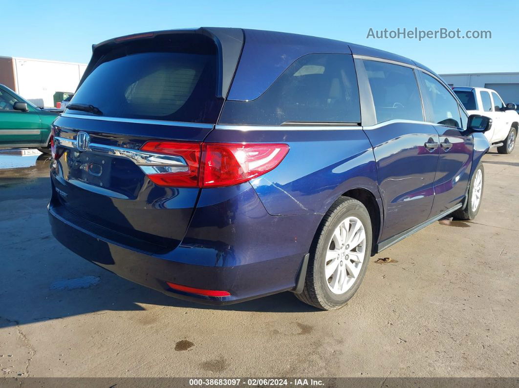 2019 Honda Odyssey Lx Синий vin: 5FNRL6H22KB122676