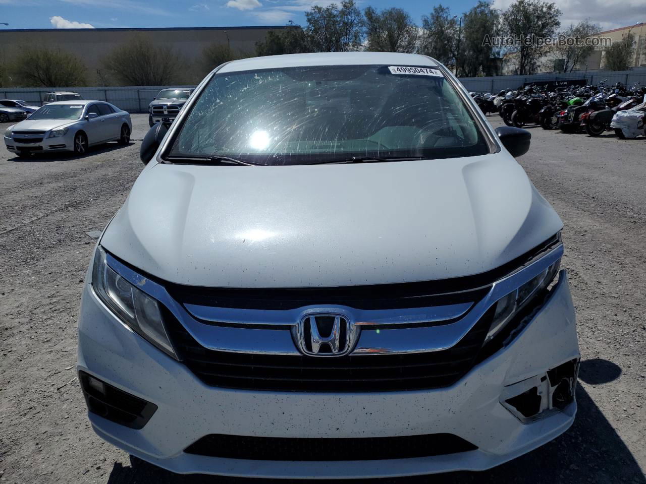 2020 Honda Odyssey Lx White vin: 5FNRL6H22LB036219