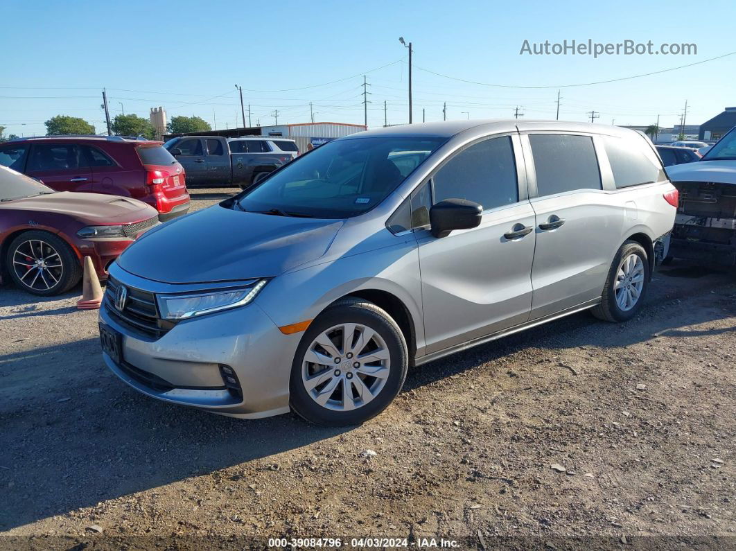 2021 Honda Odyssey Lx Серебряный vin: 5FNRL6H23MB031063