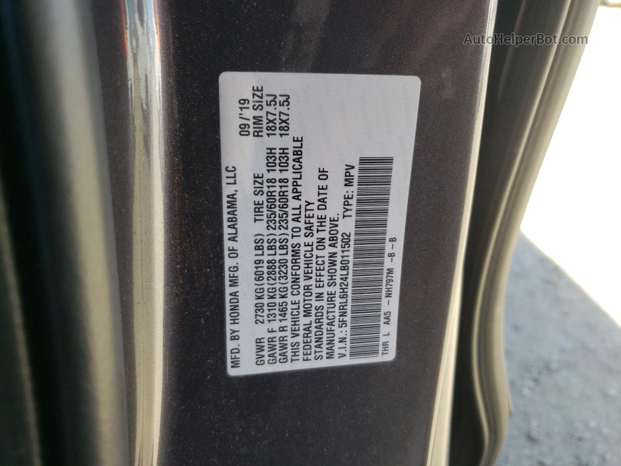2020 Honda Odyssey Lx Серый vin: 5FNRL6H24LB011502