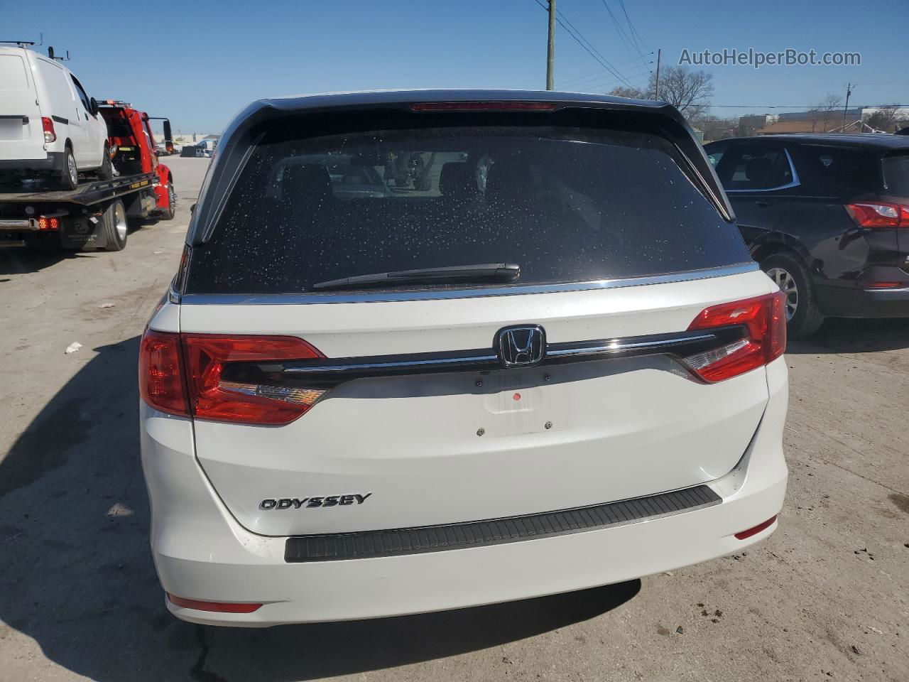 2021 Honda Odyssey Lx White vin: 5FNRL6H25MB003961