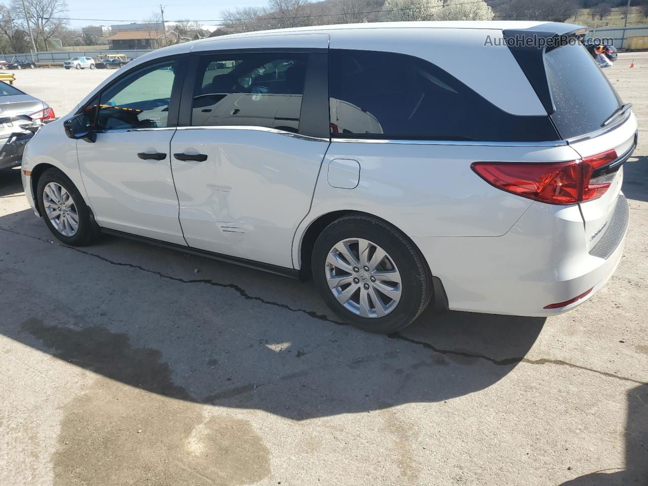 2021 Honda Odyssey Lx White vin: 5FNRL6H25MB003961