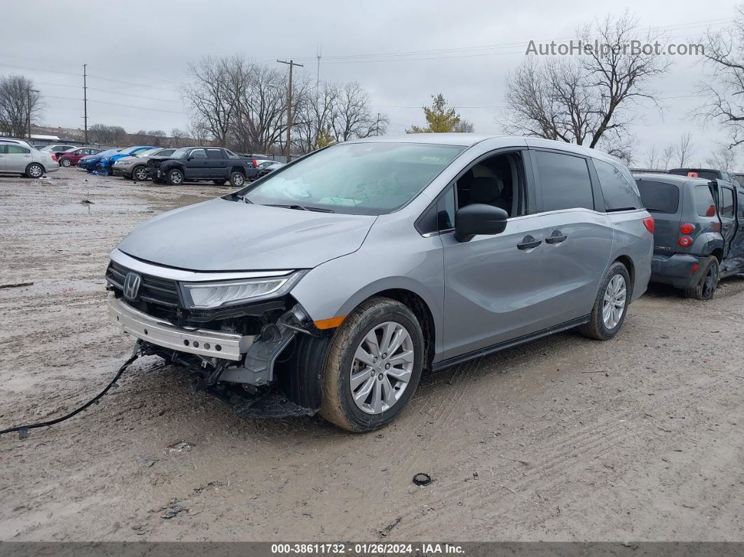 2021 Honda Odyssey Lx Blue vin: 5FNRL6H25MB007962