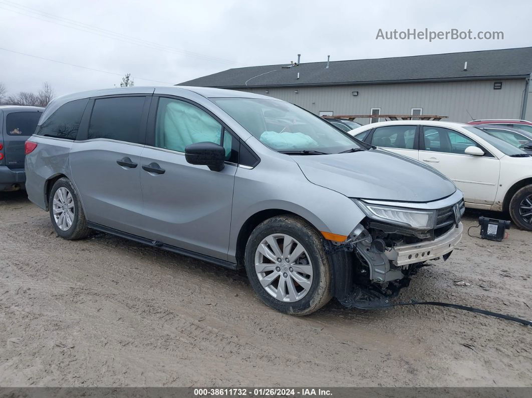 2021 Honda Odyssey Lx Blue vin: 5FNRL6H25MB007962