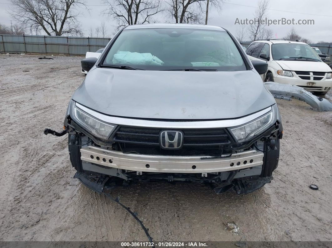 2021 Honda Odyssey Lx Blue vin: 5FNRL6H25MB007962