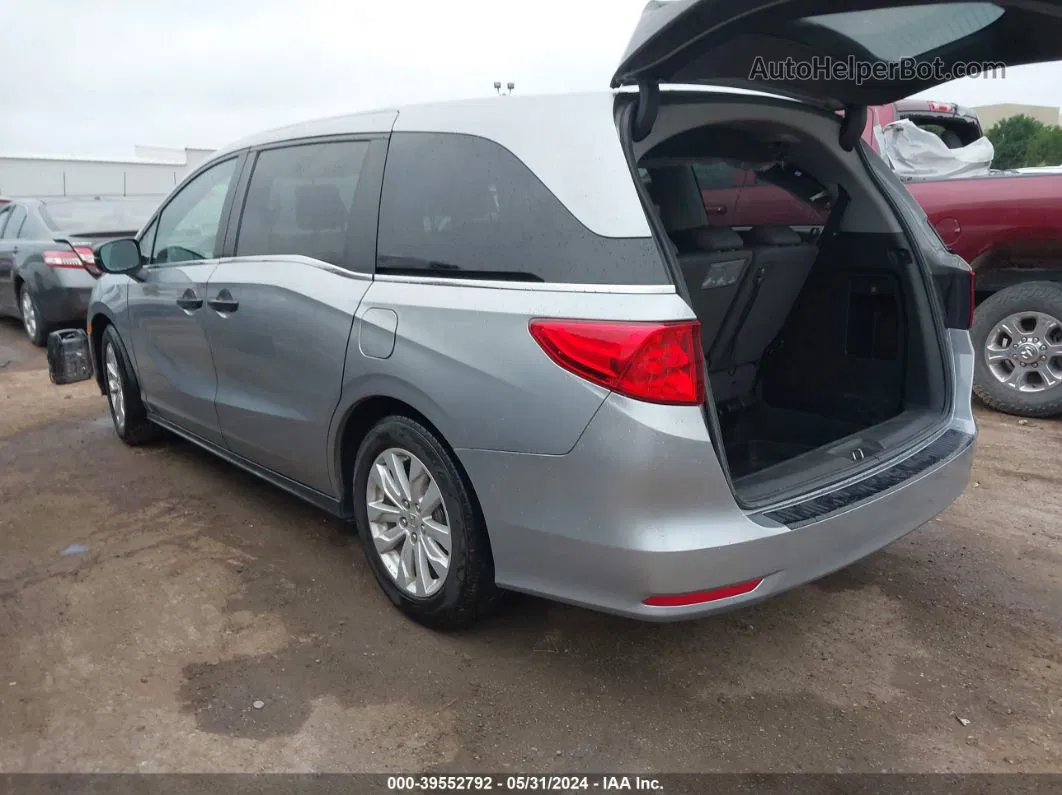 2019 Honda Odyssey Lx Silver vin: 5FNRL6H26KB048467