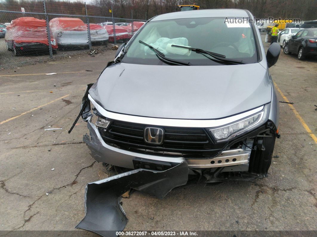 2021 Honda Odyssey Lx Silver vin: 5FNRL6H26MB031056