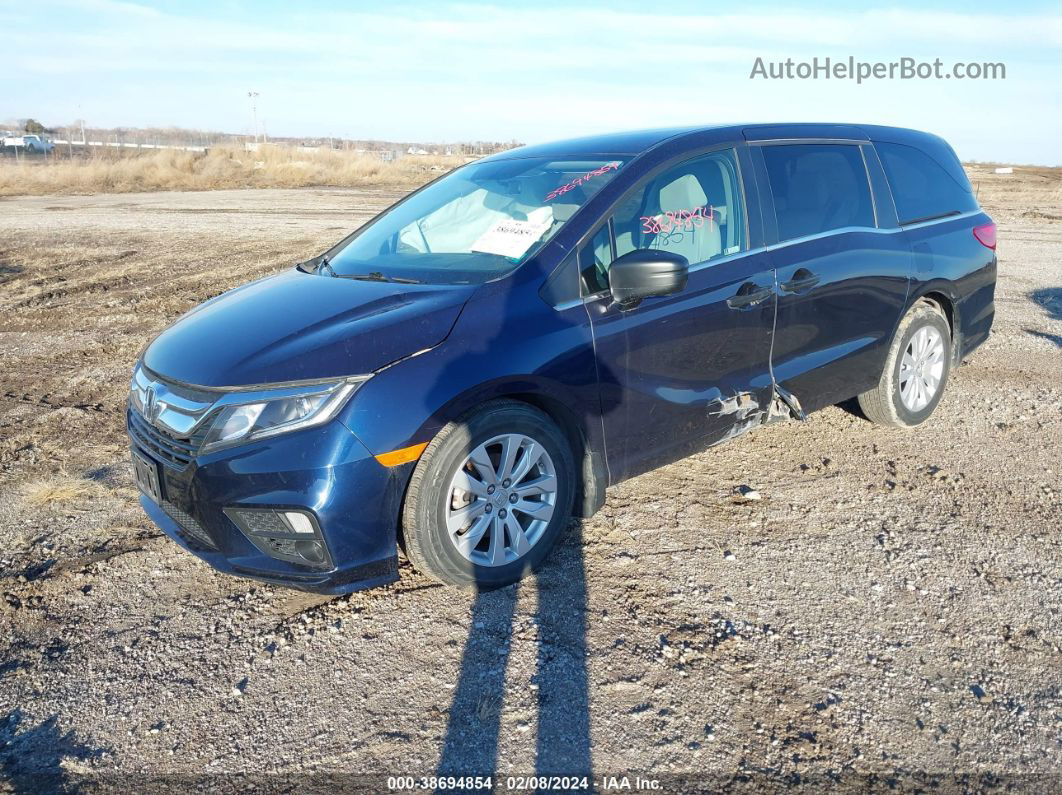 2019 Honda Odyssey Lx Blue vin: 5FNRL6H27KB129137