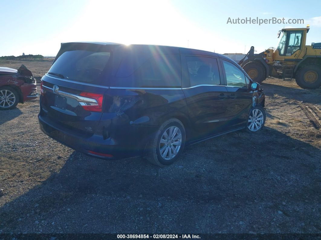 2019 Honda Odyssey Lx Blue vin: 5FNRL6H27KB129137