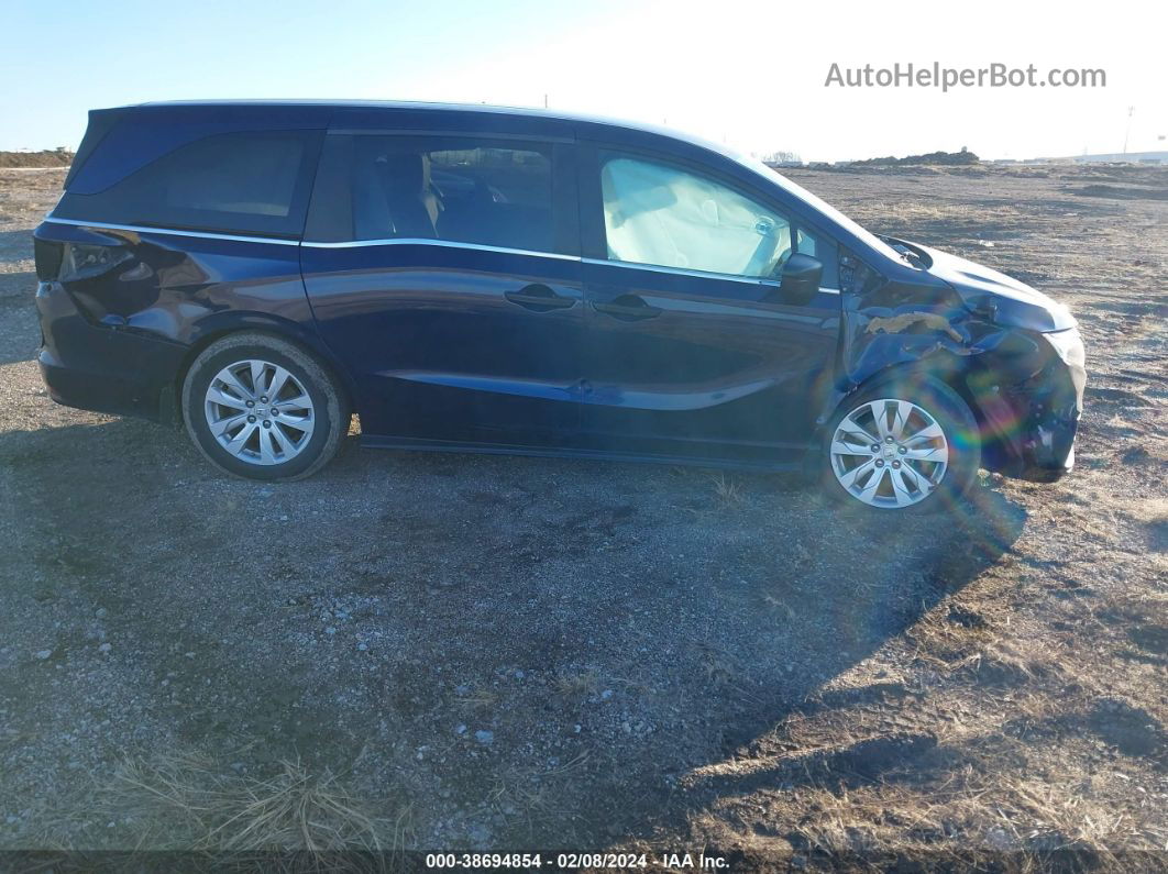 2019 Honda Odyssey Lx Blue vin: 5FNRL6H27KB129137