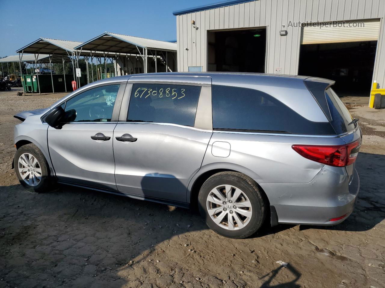 2021 Honda Odyssey Lx Silver vin: 5FNRL6H27MB034208