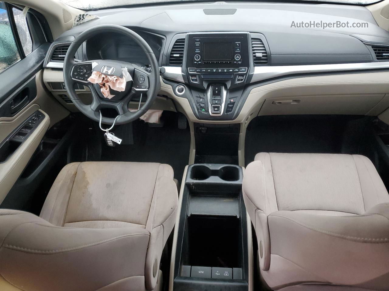 2021 Honda Odyssey Lx Белый vin: 5FNRL6H27MB037271