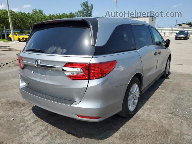 2019 Honda Odyssey Lx Gray vin: 5FNRL6H28KB089876