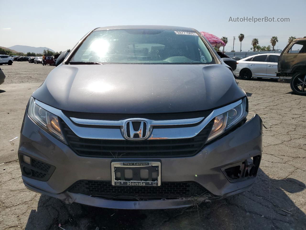 2019 Honda Odyssey Lx Угольный vin: 5FNRL6H29KB010957