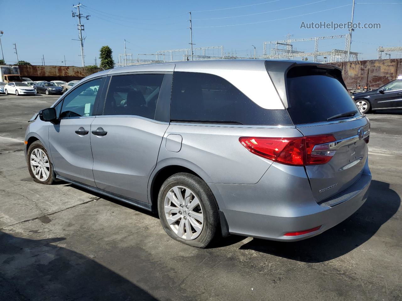 2019 Honda Odyssey Lx Silver vin: 5FNRL6H2XKB028240