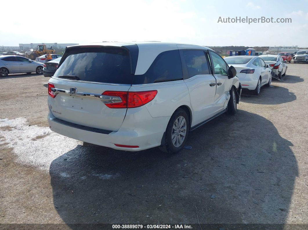 2020 Honda Odyssey Lx White vin: 5FNRL6H2XLB036209