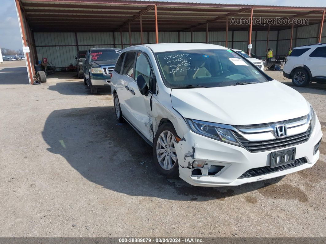 2020 Honda Odyssey Lx White vin: 5FNRL6H2XLB036209