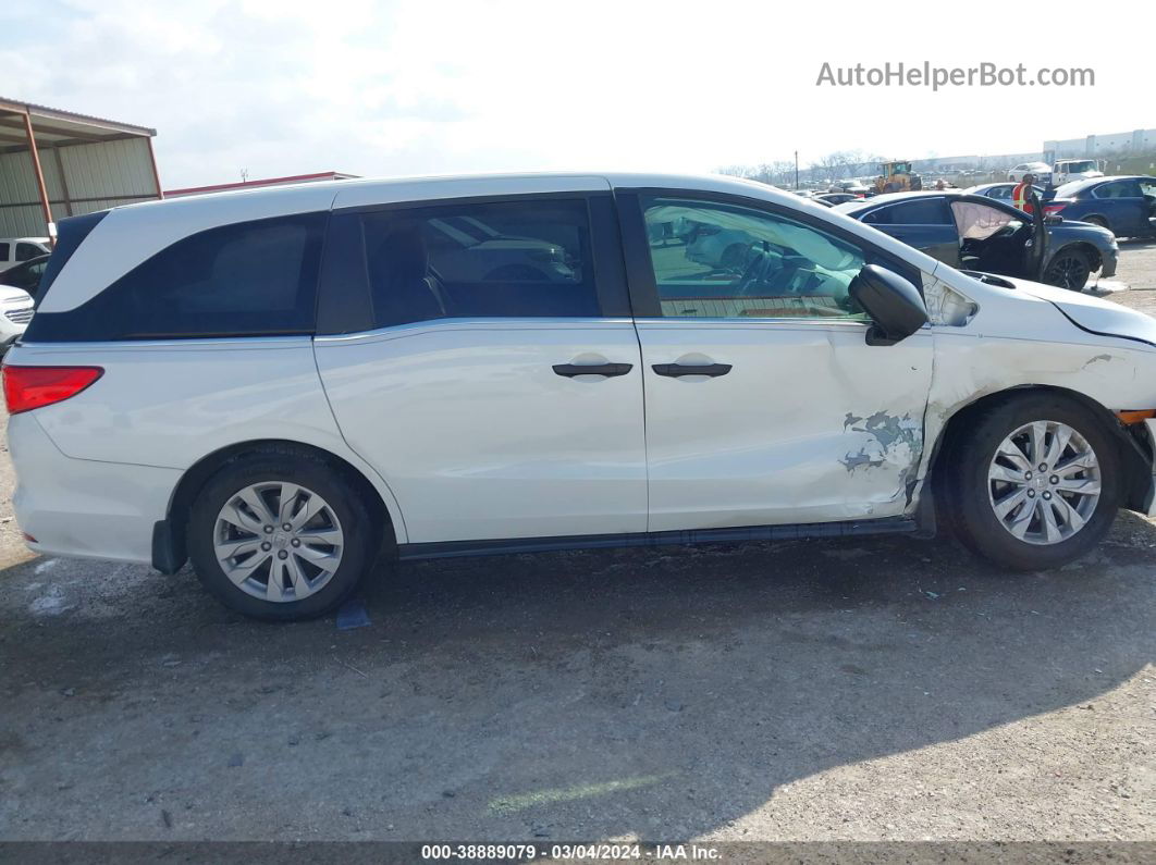 2020 Honda Odyssey Lx White vin: 5FNRL6H2XLB036209