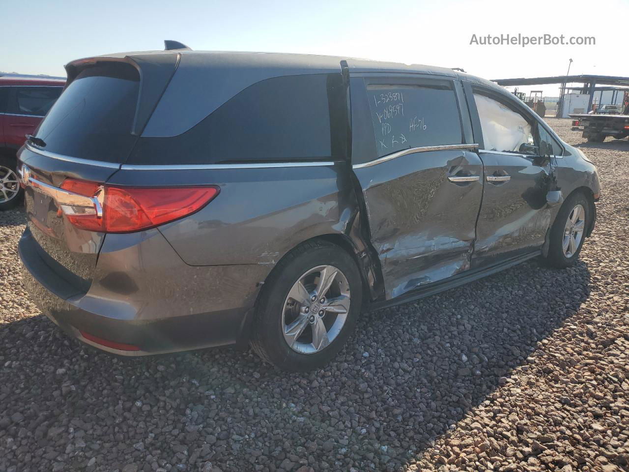 2019 Honda Odyssey Ex Серый vin: 5FNRL6H50KB069597