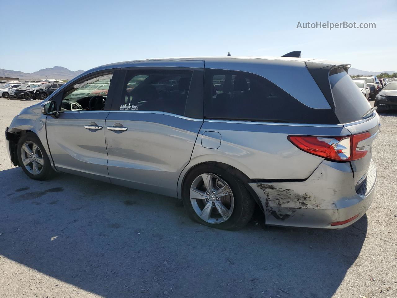 2019 Honda Odyssey Ex Gray vin: 5FNRL6H50KB084083